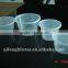 300ml custom disposable plastic clear round plate for party