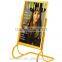 display stand outdoor billboard signs custom stainless steel titanium display stand