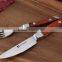 color wood casting handle stainless steel steak knife and fork