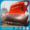 Marine inflatable ship launching rubber airbag with ISO14409