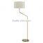 2017 hotel decorative bronze floor lamp with brown linen shade good for inn decor high end