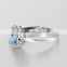 Cool Blue Butterfly Shape Silver Ring Affordable Price