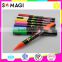 8 Pack Fluorescent colors Anti-wipe Wet Erase Marker with Reversible 6mm Tip for Glass, Window & LED Art Menu Writing Board