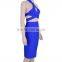 2015 wholesale ladies halter plus size bandage dress  hot sale sexy women brand bandage dress