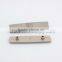 CR-ML00024 Sewing style metal hardware metal leather label for bag