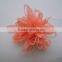 Handmade chiffon artificial flower for hair accessories and garment,artificial flower cloth flower