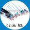 Copper Electric Cable White PVC Copper Power Cable HO3VV-F 2G0.75mm2 Copper Flexible Cable 300/500V Copper Electric Cable