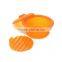 popular pink silicone pet bowl