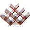 Commercial Wooden Bamboo Wine Rack for Decoration Display