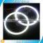 White Blue Colors 120MM 93SMD Led Car Angel Eyes COB Lights Circle Ring With Regulator Constant Current 9-30V