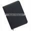 High quality A4 PU zip portfolio/organizer floder with calculator