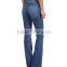 Super stretch denim trouser has a high rise that hits just beneath the navel (LOTX272)