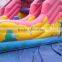 0.55mm PVC Material And Giant Inflatable Slide With Obstacle Bouncer