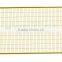Canadian temporary wire fence 6x9.5ft powder coated road fence panel