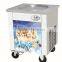 Mesin ais krim goreng 500mm diameter fried ice cream machine with single pan for sale