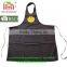 Hot wholesale super good quality black kitchen cooking embroidered bib apron