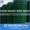 Green color pvc coated welded mesh