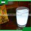 wholesale portable plastic mini milk cup battery powered led table desk night lamp light