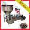 Semi automatic pneumatic paste filling machine with hopper