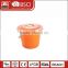 20l plastic bucket with lid and handle colorful
