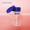 Tiny Vial Glass Table Condiment Holder With Plastic Hole Dispenser Lid