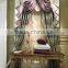 Reproduction Furniture Living Room Console Table and Mirror Set