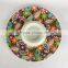 33cm Melamine 4 compartments dishes, 13" plastic chip and dip made in china