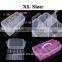 Portable Clear PP Plastic Penny Mix Trays with compartments