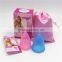 Fda Liquid Silicone wemons and ladys Reusable Menstrual Cup