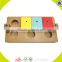 Wholesale best sale pet interactive wooden dog puzzle toy IQ training wooden dog treat puzzle toy W06F041