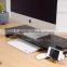 New Design Monitor Stand With USB Hubs Plug Glass Monitor Display Stand