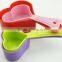 47009 4PCS HEART SHAPE MEASURING CUP