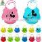 Collapsible Silicone Baby Bib Waterproof Bib Food Grade Bib