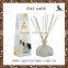 2015 arrival new types tent shape black glass bottle with rattan sticks room air freshener