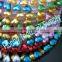 55mm long colorful heart head design pearl moslem hijab pin
