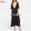 Contrast Sequin Appliques Slit Side Maxi Dress New Model Abaya in Dubai