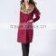 2015 Lady Garment Manufacturer Elegant Fabulous Luxury Fashion Design Women Coats Winter With Fur Collar
