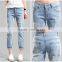 2016 new fashion brand women Slim jeans blue jeans female stretch pencil jeans female