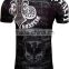 high quality Men's Graphic Designer MMA Muscle T-shirt ,All over print sublimation printed MMA t shirts custom wholesale