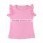 Newborn Baby T-shirt Summer 2017 Slim Fit 100% Cotton Girl Ruffle Sleeve Shirts