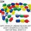 100 Pcs Triangle Linking Maths Cubes Blocks Toys