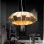 Wrought Iron Light, Pendant Lights Contemporary Contracted Style Ceiling 1 Light,Outside Iron wooden Primary colors