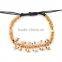 2015 fashion metal circle chain bracelet