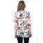 China factory best-selling lady floral print blouse