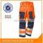 Mens Hi vis reflective warm winter waterproof trousers for mens with Kneepad
