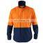Customize 100 cotton orange mechanic work shirt