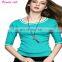 Women's Classic Half Sleeve 0-Neck Pullover Sweater Autumn Knitwear Top