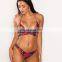 wholesale printed fabric wrap bikini/best quality carvico bikini bathing suit