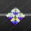 DZ-1039 square shape flat back glass stones for jewelry making