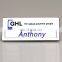 Reusable Metal blank magnetic Name Badge